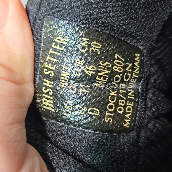 Red Wing Shoes Hunt 807Irish Setter Ultra Dry Waterproof Men Leather Boots 12D - Picture 8 of 11